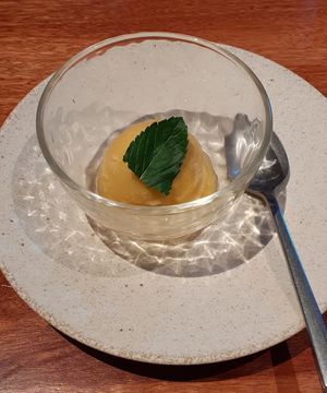 Mango Icecream at Ginger Grass in Tokyo