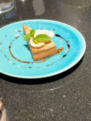 Banana cake  at Ginger Grass in Tokyo