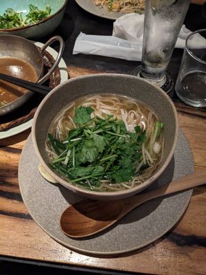 Vegetable pho at Ginger Grass in Tokyo