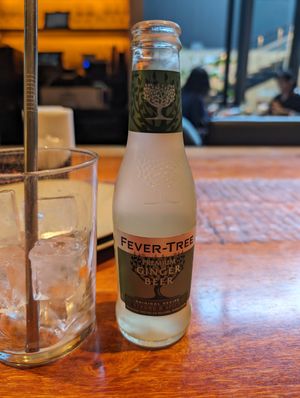 Ginger beer. Non alcohol at Ginger Grass in Tokyo