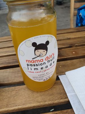 Passionfruit limeade at Mama Dut in Portland