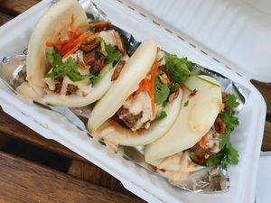 Vegan bao at Mama Dut in Portland