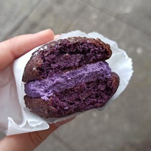 Death by ube whoopie pie! at Mama Dut in Portland