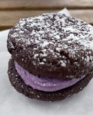 Death by Ube Whoopie Pie  at Mama Dut in Portland