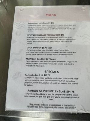 Menu 4/2023  at Mama Dut in Portland