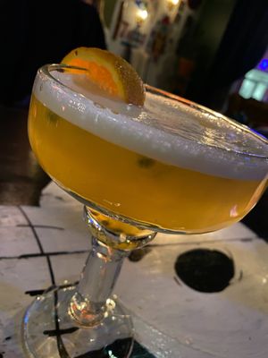 Magerita with passion fruit  at Hermanas in Vasteras