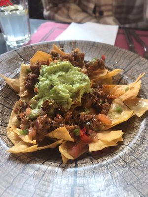 Nachos at Zelaik Gastrobar in Pamplona