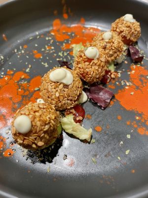 Tomates Cherries al vino (pintxo)  at Zelaik Gastrobar in Pamplona