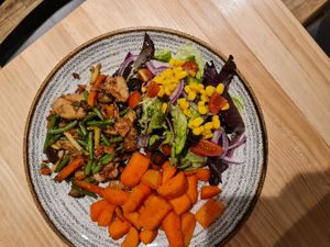 plato veggie at Zelaik Gastrobar in Pamplona