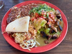 The "Emmett" vegan breakfast platter at MartAnnes in Flagstaff