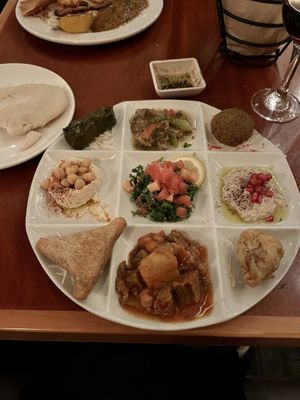 Chef’s vegan sampling  at Lebanese Taverna in Arlington