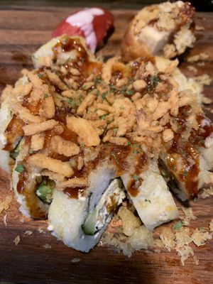 Crunch roll  at Kamakura Japanese Cuisine in Seattle