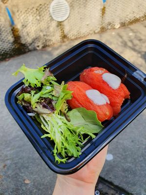 Vegan Tuna Nigiri at Kamakura Japanese Cuisine in Seattle
