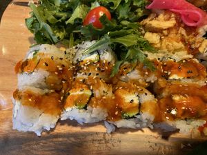 Spicy California roll at Kamakura Japanese Cuisine in Seattle