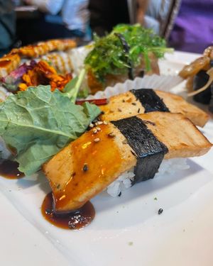 Tofu nigiri  at Kamakura Japanese Cuisine in Seattle