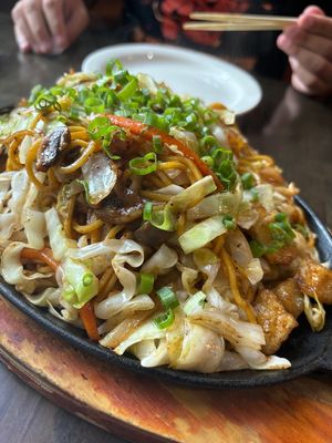 Yakisoba with tofu  at Kamakura Japanese Cuisine in Seattle