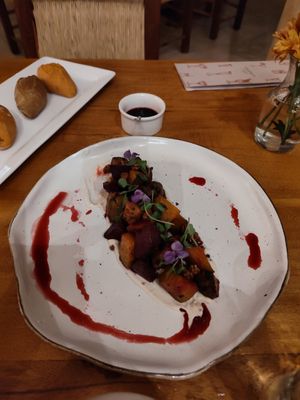 Charred Beets - loved! at Don Sanchez in San Jose Del Cabo