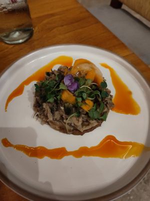 Vegan sope was good and very filling at Don Sanchez in San Jose Del Cabo