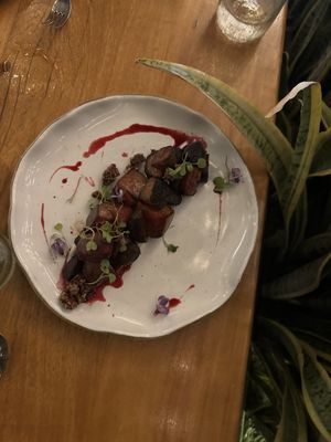 Charred beet salad - literally to die for   at Don Sanchez in San Jose Del Cabo