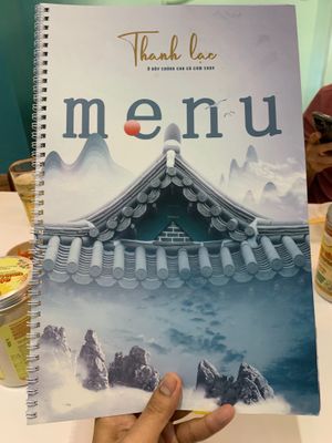 Menu at Thanh Lac in Ho Chi Minh City