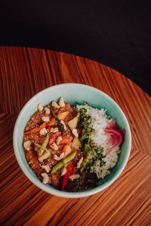 Red Lentil Curry at Breens Deli in Mallorca