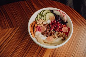 Protein Bowl at Breens Deli in Mallorca