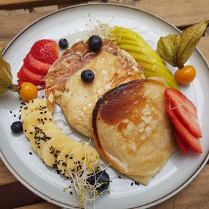 Pancakes at Breens Deli in Mallorca