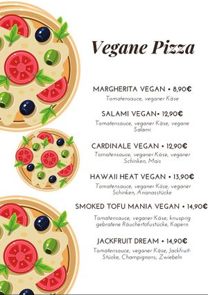 vegan pizza at Tutto Frutto in Vienna