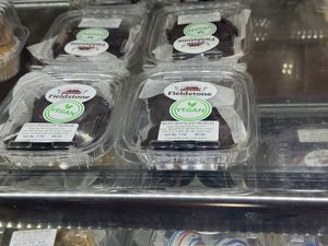 Vegan chocolate truffles  at Fieldstone Farm Market in Marion
