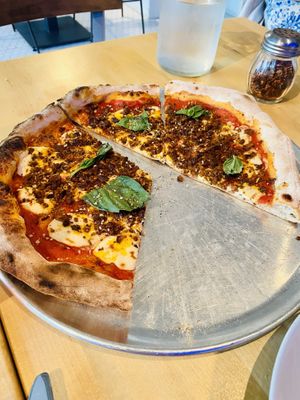 Macho man at Lucile Pizza & Wine Bar in Sarasota