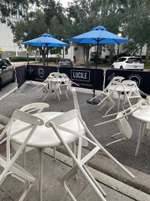 Outside  at Lucile Pizza & Wine Bar in Sarasota