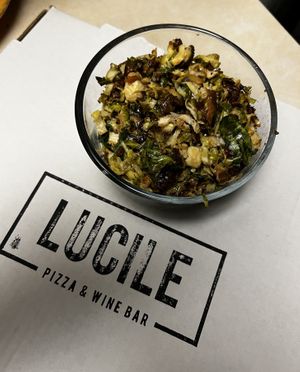 Brussels sprouts side    at Lucile Pizza & Wine Bar in Sarasota