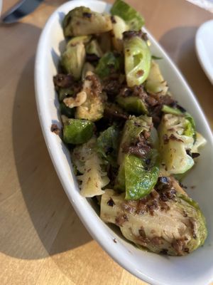 Brussel sprouts   at Lucile Pizza & Wine Bar in Sarasota