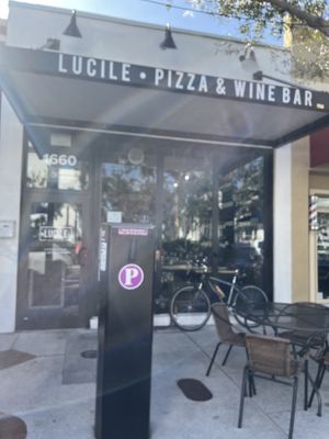 Exterior #Veganuary at Lucile Pizza & Wine Bar in Sarasota