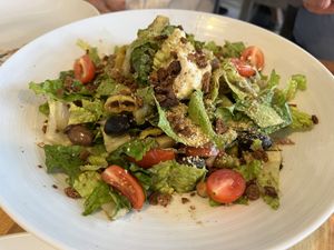 Large chopped salad  at Lucile Pizza & Wine Bar in Sarasota