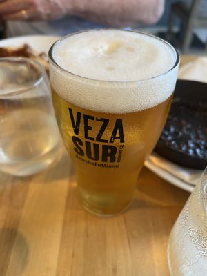 Pilsner beer  at Lucile Pizza & Wine Bar in Sarasota