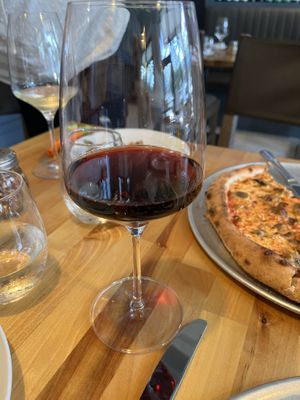 Panizzi pinot Nero and Sauvignon blanc  at Lucile Pizza & Wine Bar in Sarasota