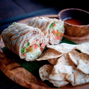 Uburito Sandwich Roll at Healthy Ubud in Canggu
