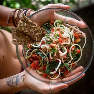 Tuscan Herb Veggie Spaghetti at Healthy Ubud in Canggu