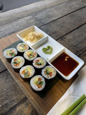 Sushi at Healthy Ubud in Canggu