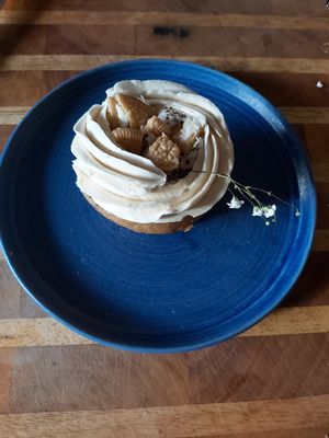 London Fog cupcake at Alfalfa Bakehouse in Victoria