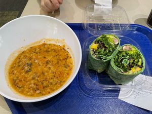 Sopa 😋 e wrap  at Base Camp Eatery in Yosemite Valley