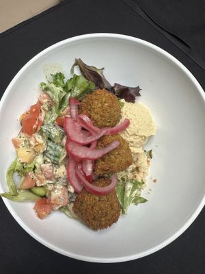 Falafel bowl (lunch)   at Base Camp Eatery in Yosemite Valley