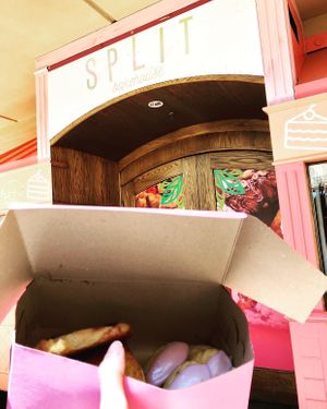 Located inside the Grossmont Shopping Center next to the food court.  at SPLIT Bakehouse in La Mesa