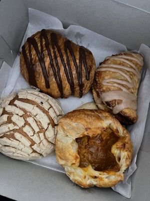 assortment of pastries  at SPLIT Bakehouse in La Mesa