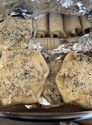 take and bake box of chocolate croissants and cheese & jalapeño galettes   at SPLIT Bakehouse in La Mesa