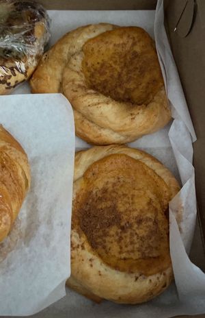 pumpkin cheesecake danish   at SPLIT Bakehouse in La Mesa