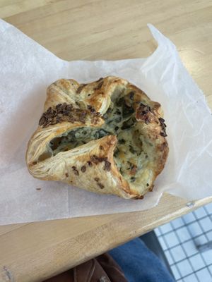Spinach Garlic Pocket  at SPLIT Bakehouse in La Mesa