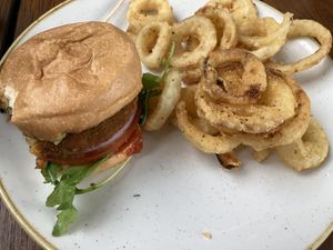 Bad Boi Chi Chi & Onion Rings  at Burger Urge in Salisbury