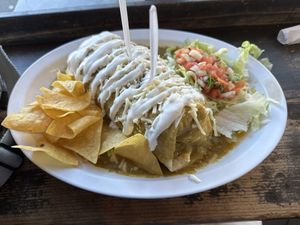 Vegan wet burrito   at Taco Boys  in San Francisco